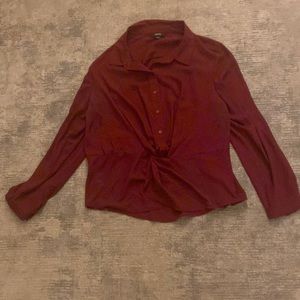 Size XL Pretty Red Alfani Blouse
